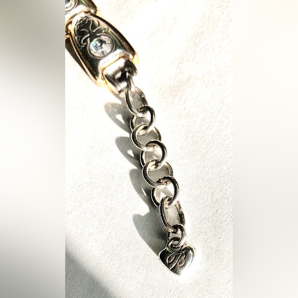 Vintage Brighton Retired Silver/Gold Crystal Bracelet - Picture 5 of 5